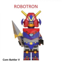 PERSONAGGIO COMBATLER V ROBOT - BLOCK COSTRUZIONI COMPATIB. LEGO 4CM CA.