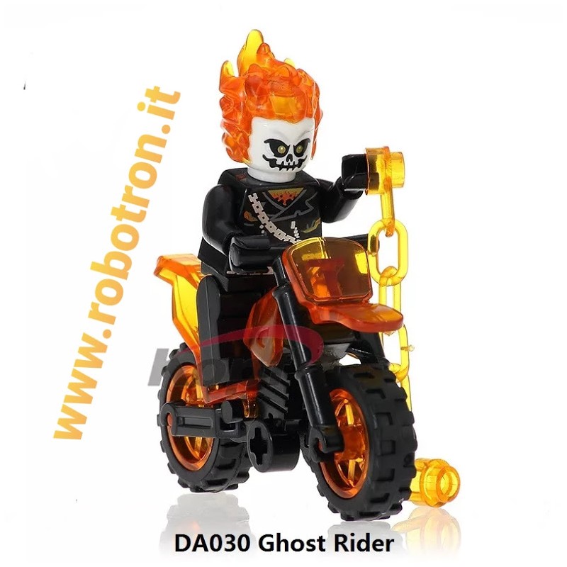 BLOCK COSTRUZIONI COMPATIB Ghost Rider C LEGO ALTEZZA 4CM NO BOX ROBOTRON.IT 