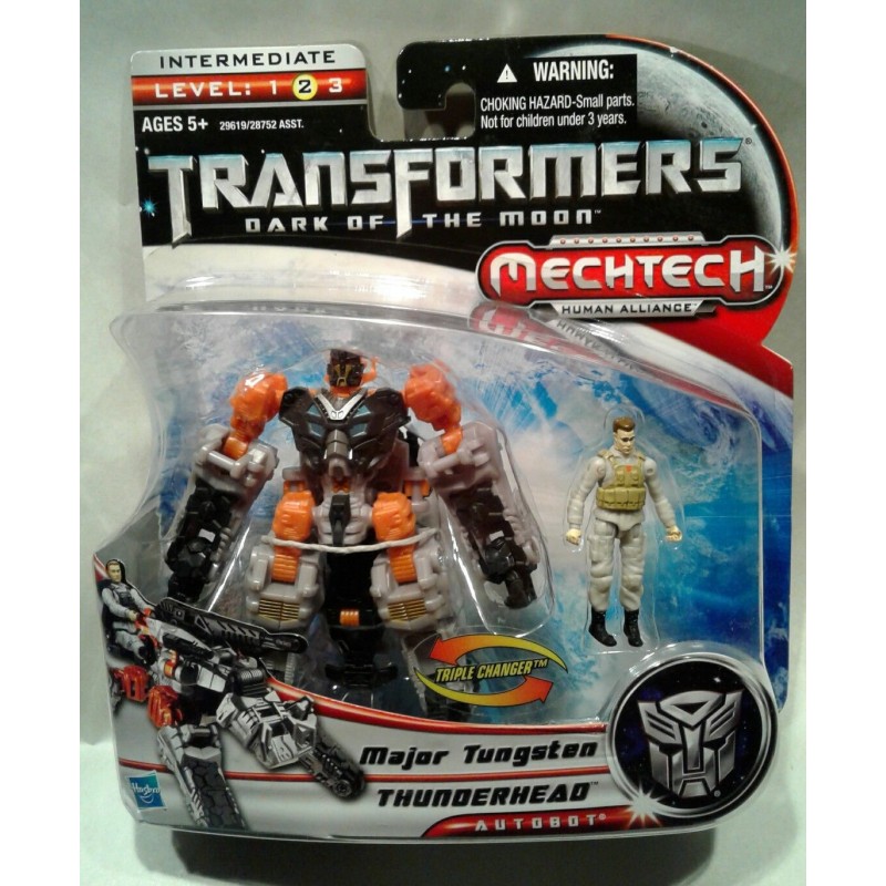 TransFormers DOTM Human Alliance Autobot THUNDERHEAD & Major Tungsten