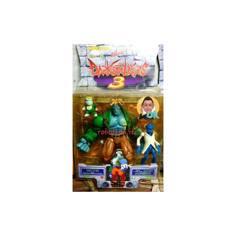 Darkstalkers 3 Victor Ghost Professor Video Game 44227 Toy Biz Sealed 1998