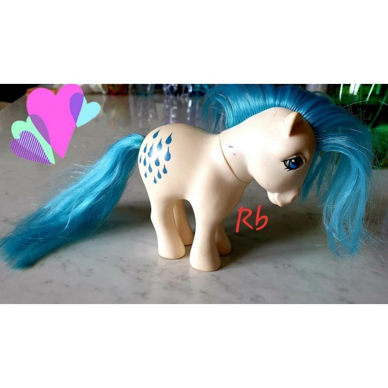 My little pony Mio mini pony Bianco Blu Italian WHITE BLU LEMONDROP