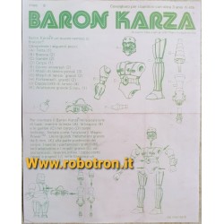 Istruzioni Micronauti "Repro" Baron Karza, Force Commander
