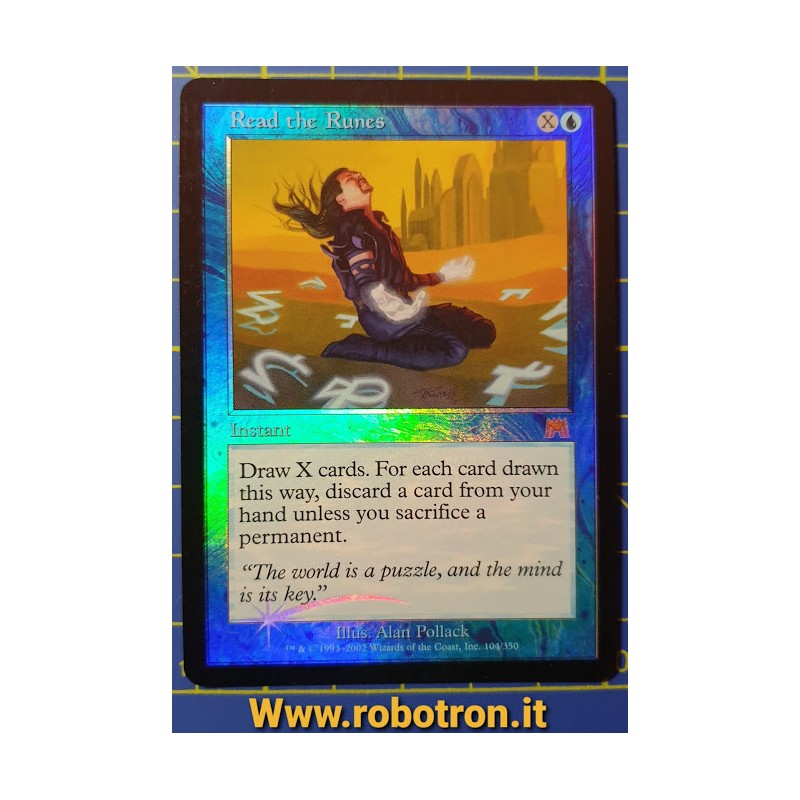 copy of Read the Runes - ENG NM/Back EX FOIL