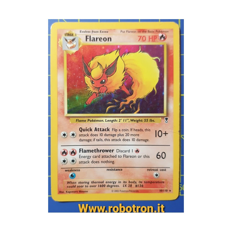 Flareon (LC 10) Legendary Collection - ENG GD/Back PL