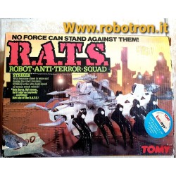R.A.T.S robot anti terror squad striker Tomy 1983 in box