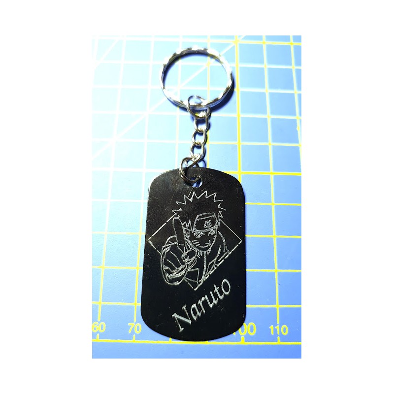 Keychain plate 28x50mm - Naruto