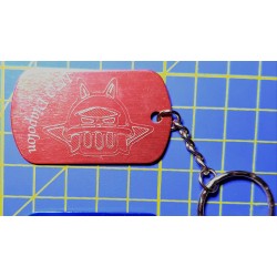 Keychain plate 28x50mm -...