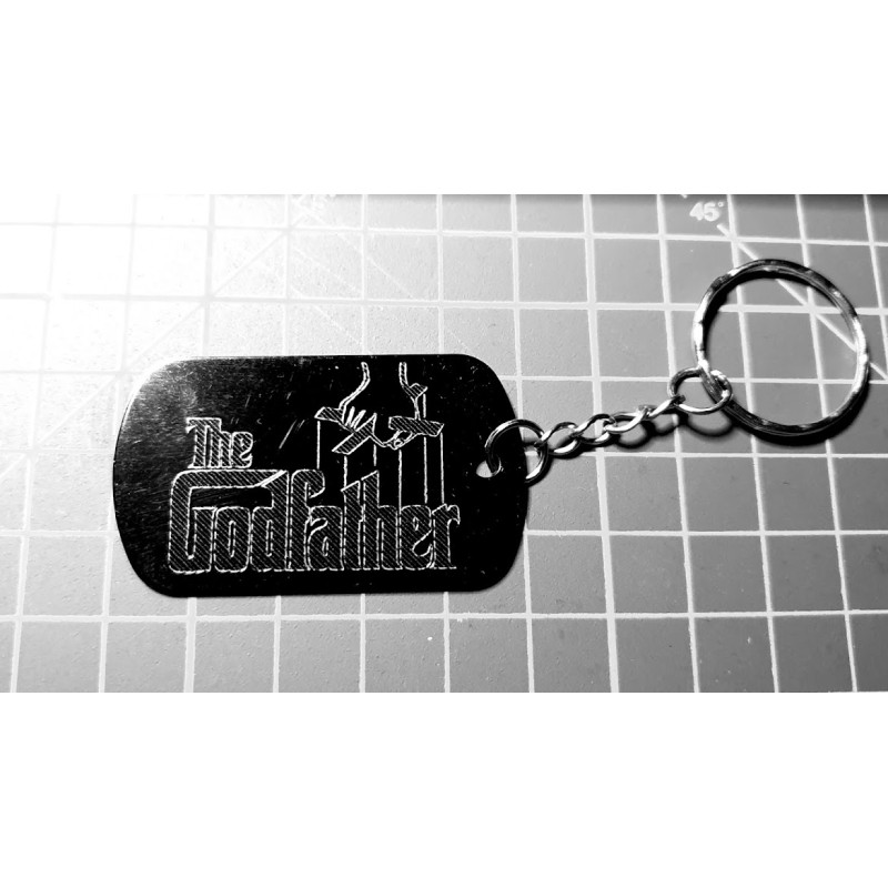 Keychain plate 28x50mm - The Godfather