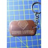 Keychain plate 28x50mm - Super Lovers