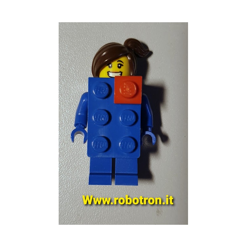 LEGO Minifigure S18 Brick suit girl blue series 71021